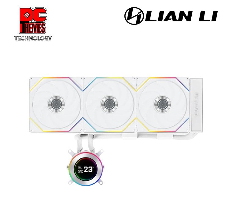 LIAN LI HYDROSHIFT II C360TL LCD AIO COOLER WHITE